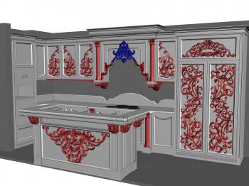 Set of onlays (KNK_0023) 3D model for CNC machine